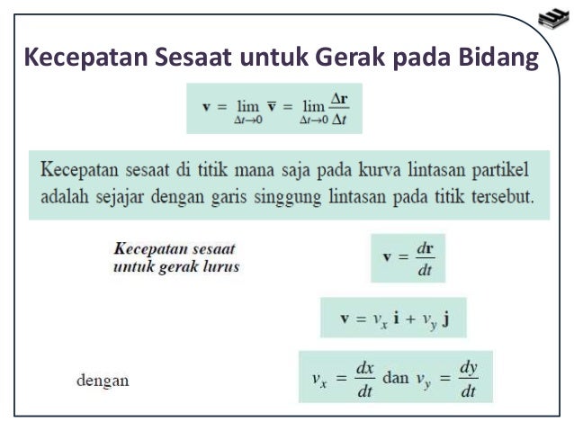 kinematika dengan analisis vektor